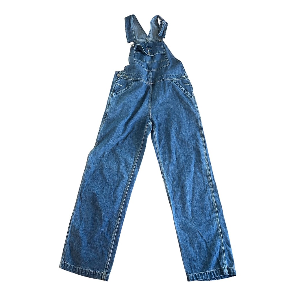 Walls Blue Denim Jean Overalls Bib Dungarees Small Regular 100% Cotton